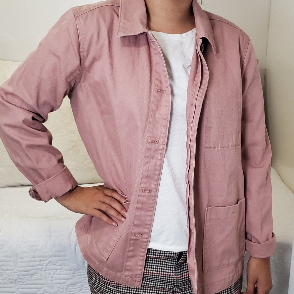 Pink old navy size m jacket